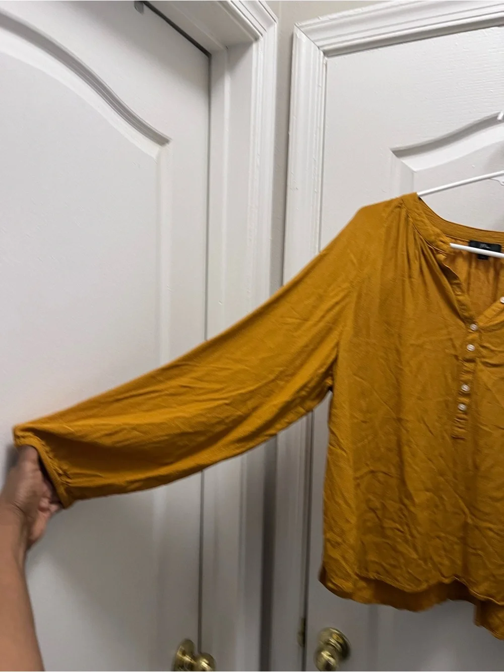 J. Crew Long-Sleeve Henley Top